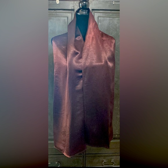Christie of CA rayon brown scarf- one size - Picture 2 of 10